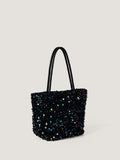 Weiyinxing Sequined Sparkly Chain Crossbody Bags for Women Spring Trendy Hasp Design Casual Tote Bag Female Small Handbag