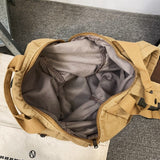 weiyinxing Fashion Women Canvas Knapsack Lovers Shoulder Bag Backpack Simple Schoolbag Men Black Rucksack College School Mochila