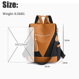 weiyinxing Bagpack Women High Quality Nylon Backpacks Female Big Travel BackBag Large School Bags for Teenage Girls Patchwork Bag