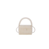 Weiyinxing Bags 2024 Handmade Woven Beaded Pearl Bags for Women Handbags New Fashion Trend Beach Vacation Phone Clutch Party Bags