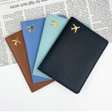 Weiyinxing Travel Passport Cover Women Men Passport Credit Card Holder Case PU Leather Business Card Passport Wallet Travel Purse