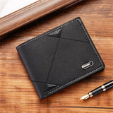 Weiyinxing Short Pu Leather Wallet For Men Luxury Coin Wallet Vintage Business Mini Man Card Holders Multifunctional Male Small Purse