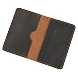 Weiyinxing Leather Card Holder Purse ID Card Real Leather Rfid Card Case Clutch Wallets Slots for Men Women Mini Slim Short Purse