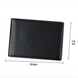 Weiyinxing License Holder Pu Leather on Cover for Car Driving Documents Business Id Pass Certificate Folder Wallet Card Holder Purse