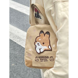Weiyinxing Cute Cartoon Rabbit Large Capacity Canvas Bag Women's Bag Tote Bag Crossbody Bag Messenger Bag Wallet Mini Bag