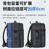 Weiyinxing Laptop Backpack For Men Bags Waterproof Nylon Notebook Multifunction Expandable USB Charging Black Bag Man Travel Backpacks