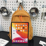 Weiyinxing Green Solid Color College Backpack Trendy Girl Boy Travel School Bag Cool Men Women Leisure Fashion Male Female Book Bags