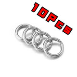 Weiyinxing O Round Bag Buckle Metal Clasps Buckles Spring Circular Carabiner Snap Hook Spring Keyring DIY Jewelry Bag Accessories