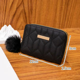 Weiyinxing Wallets Purses for Women Card ID Holders Simple Fashion Plush Bag Bolso De Mujer Woman Wallet Pink Women's Wallet Luxury