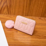 Weiyinxing Wallets Purses for Women Card ID Holders Simple Fashion Plush Bag Bolso De Mujer Woman Wallet Pink Women's Wallet Luxury