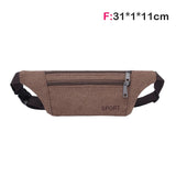 Weiyinxing Men'S Waist Bag Pack Messenger Bag Wallet Purse Reflective Sports Running Man Belt Pouch Canvas Designer Travel Shoulder Bag Man