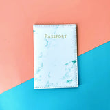 Weiyinxing Lover Couple Passport Cover Hot Stamping Simple Plane Women Men Travel Wedding Passport Covers Holder Fashion Wedding Gift