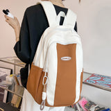 Weiyinxing Girl Nylon Kawaii Red Student School Bag Cool Women Fashion Laptop College Backpack Teen Female Travel Book Bags Lady Trendy