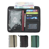 Weiyinxing Passport Holder Travel Wallet Multifunctional Small Credit Card Wallet Storage Bag Portable Document Storage Bag