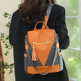 weiyinxing Bagpack Women High Quality Nylon Backpacks Female Big Travel BackBag Large School Bags for Teenage Girls Patchwork Bag