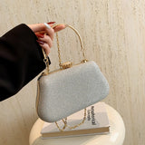 Weiyinxing High Design Women Evening Bag Brand Party Banquet Glitter Bag for Ladies Wedding Clutch Handbag Shoulder Bag Chain Bolsas