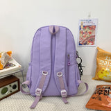 Weiyinxing Cute Fashion Female Travel Teenage College Backpack Trendy Girl Kawaii Nylon Leisure Backpack Women Laptop Student Book Bag