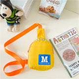 Weiyinxing Fashion Letter Baby Backpacks Children Boy Girl Chest Crossbody Bags Travel Harness Bag Kids Adjustable Snack Toy Backpack