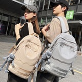 Weiyinxing Color Fashion Women Backpack Female Waterproof Nylon Shoulder Bag Kawaii Travel Bookbag Schoolbag for Teenage Girls