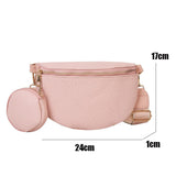 Weiyinxing Female Belt Bag Fashion Leather Fanny pack Coin Purse High quality Ladies Waist Bags Designer Shoulder Crossbody Chest Bag