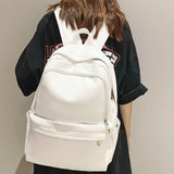 Weiyinxing Woman Backpack New Leather Rucksack Women's Knapsack Travel Bagpacks School Bags for Teenage Girls Boys Mochila Back Pack