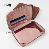 Weiyinxing Passport Bag Multi-functional RFID Anti-theft Brush Outbound Travel Storage Bag Simple Passport Holder 2024 New