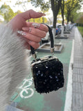 Weiyinxing Sequins Mini women handbag Fashion chain Female Shoulder Crossbody bags Luxury Trendy Pair with skirt Purses Lipstick bag