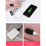 Weiyinxing Women Travel Backpack Waterproof Anti-Theft Stylish Casual Daypack Luggage Strap USB Charging Port Backpack Laptop School Bags