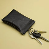 Weiyinxing New Fashion Leather Long Pocket Key Wallet Keyring Coin Purse Women Men Small Short Money Change Bag Little Card Holder