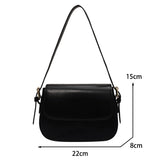 Weiyinxing Texture Retro Small Saddle Bag Women 2024 New Popular All-Match Messenger Bag Fashion Underarm Bags Square Sling Bag