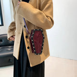 Weiyinxing Shaped Trend Crossbody Bag Halloween PU Rose Spider Sling Purses 2024 Novelty 3D Cartoon Cellphone Bag Y2K Gothic Satchel