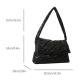 Weiyinxing Cotton Tote Bag Winter Puffy Quilted Handbags Women Nylon Padding Down Shoulder Bag 2024 Luxury Designer New Crossbody Bag
