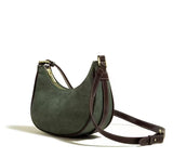 Weiyinxing Casual Green Underarm Bag Women New Vintage Hot Girls Leather Solid Shoulder Bag Female Retro Elegant Y2k Handbag Purse