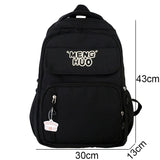 Weiyinxing Girl Green Laptop College Backpack Lady Cute Nylon Student Female Travel Kawaii Book Bag Fashion Women Leisure School Bag