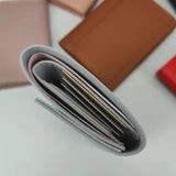 Weiyinxing Wallet Women Purse Multi-Card Multifunction Card Holder Coin Purse Fashion Simple Three Fold Short Clip Credit Storage Bag