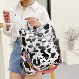 weiyinxing Larg Backpack Cow Zebra Women Leather Rucksack Women's Knapsack Travel Backpacks Shoulder School Bags Mochila Back Pack