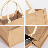 Weiyinxing Sizes Shopper Bag Top Handle Shopping Tote Retro DIY Shopping Bag Women's Shopper Purse Summer Beach Handbag