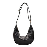 Weiyinxing Half Moon Zipper Shoulder Side Bag for Women 2024 Fashion Crossbody Bag Female Winter Trend Designer Handbags