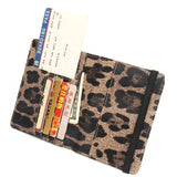 Weiyinxing Leopard Complex Passport Cover with Bandage Waterproof Passport Holder Built in RFID Blocking Protect Personal Information