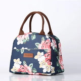 Weiyinxing Foil Portable Cooler Bag Stock Oxford Cloth Soft Handle Ladies Lunch Bags Large Capacity Thermal Food Bento Handbag