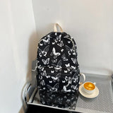 Weiyinxing Butterfly Pattern Korean Women Backpack Student Backpack for School Book Storage and Travel Organizer §â§ð§ܧ٧ѧÜ §ã §ï§ܧâ§ѧߧà§Þ