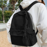 Weiyinxing Men Women Green Canvas Vintage School Bag Female Male Retro College Backpack Travel Girl Boy Teenager Book Cool Lady Bag