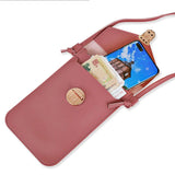 Weiyinxing Touch Screen Cell Phone Purse Smartphone Wallet PU Leather Shoulder Strap Handbag Women Bag Fashion mobile wallet 2023