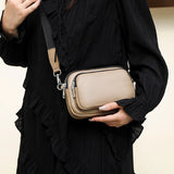 Weiyinxing Genuine Leather Shoulder Crossbody Bag For Women 2024 Solid Color Cow Leather Ladies Handbags Fashion Female Messenger Bags