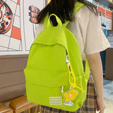 Weiyinxing Lady Kawaii Nylon Book Bag Female Laptop College Backpack Trendy Women Cute Student Backpack Girl Travel School Bags Fashion