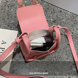 Weiyinxing Saddle Bag for Woman Crossbody Portable Lipstick Tote Bag Female Shoulder Bag Small Square Lady Handbag §ã§å§ާܧÑ §ا֧ߧã§ܧѧñ