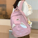 Weiyinxing Waterproof Cartoon Women High Capacity School Bag Ladies Nylon Girl Book Bag Mochila Fashion Laptop College Backpack Travel