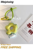 Weiyinxing Flower Pendant Bag Accessories Women Handbag Decoration Creative Keychain Pendants Girls Bag Hanging Ornament Charm Gift