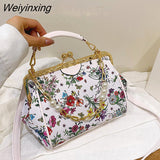 Weiyinxing chain tote bags for women flowers purses and handbags evening clutch crossbody bag Luxury women's bag trend shoulder bag