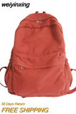 weiyinxing Women Backpack Waterproof Nylon For Teenage Girls Schoolbag Shoulder Fashion Men Black Bagpack Travel Bag Rucksack